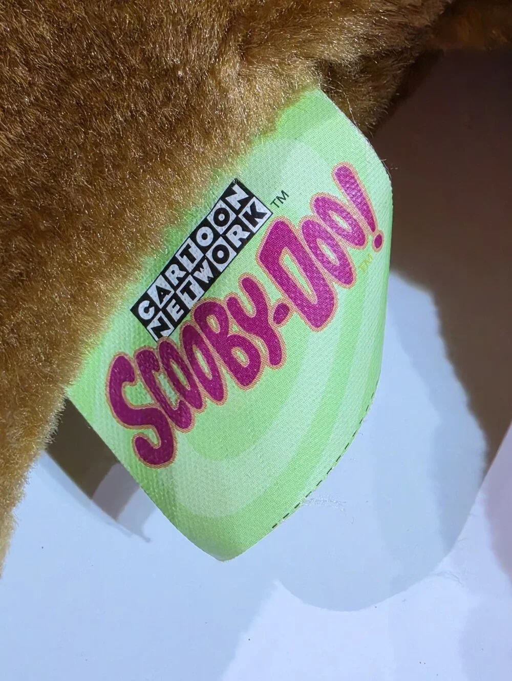 Vintage 2000s Scooby-Doo Jumbo Laying Plush with Sound Tested